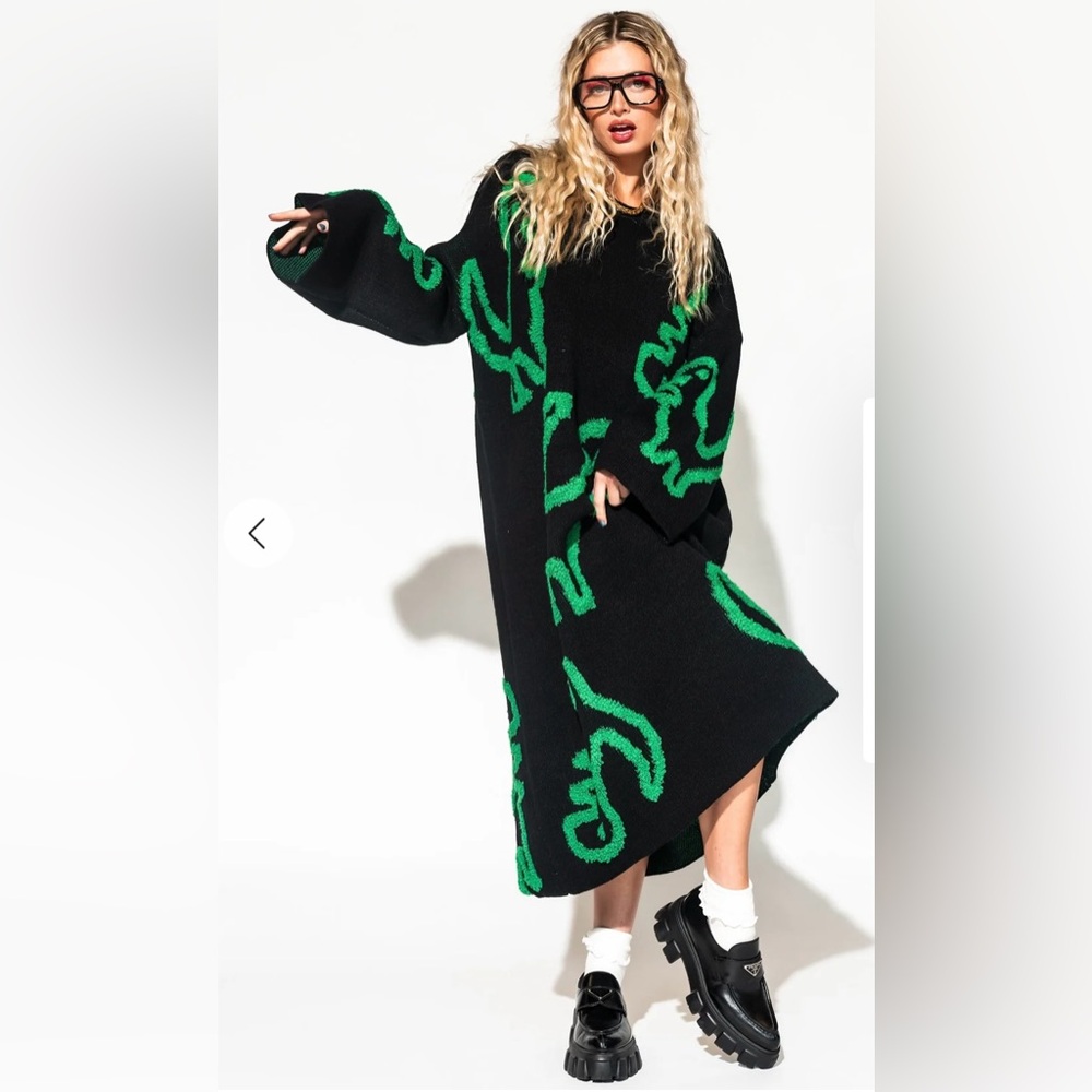 Dressed in LALA Knit sweater dress